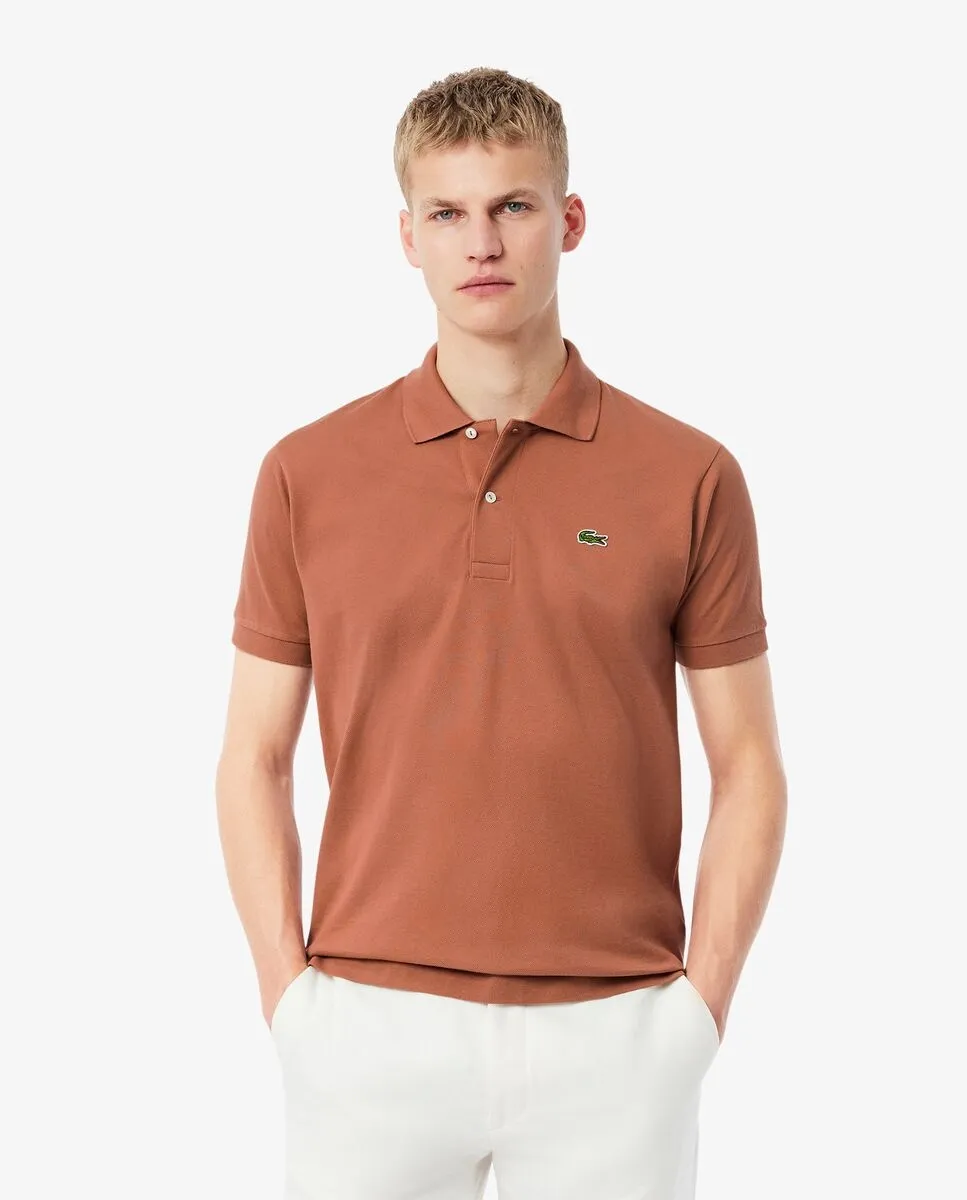 Классическая мужская поло из пике с коротким рукавом Lacoste, светло-коричневый
Классическая мужская поло из пике с коротким рукавом Lacoste, светло-коричневый