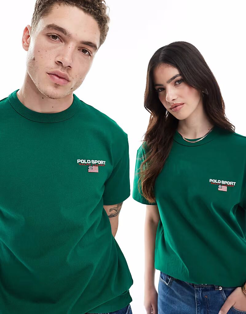 Футболка Polo Ralph Lauren Sport Capsule унисекс с маленьким логотипом на груди, средне-зеленого цвета
Футболка Polo Ralph Lauren Sport Capsule унисекс с маленьким логотипом на груди, средне-зеленого цвета