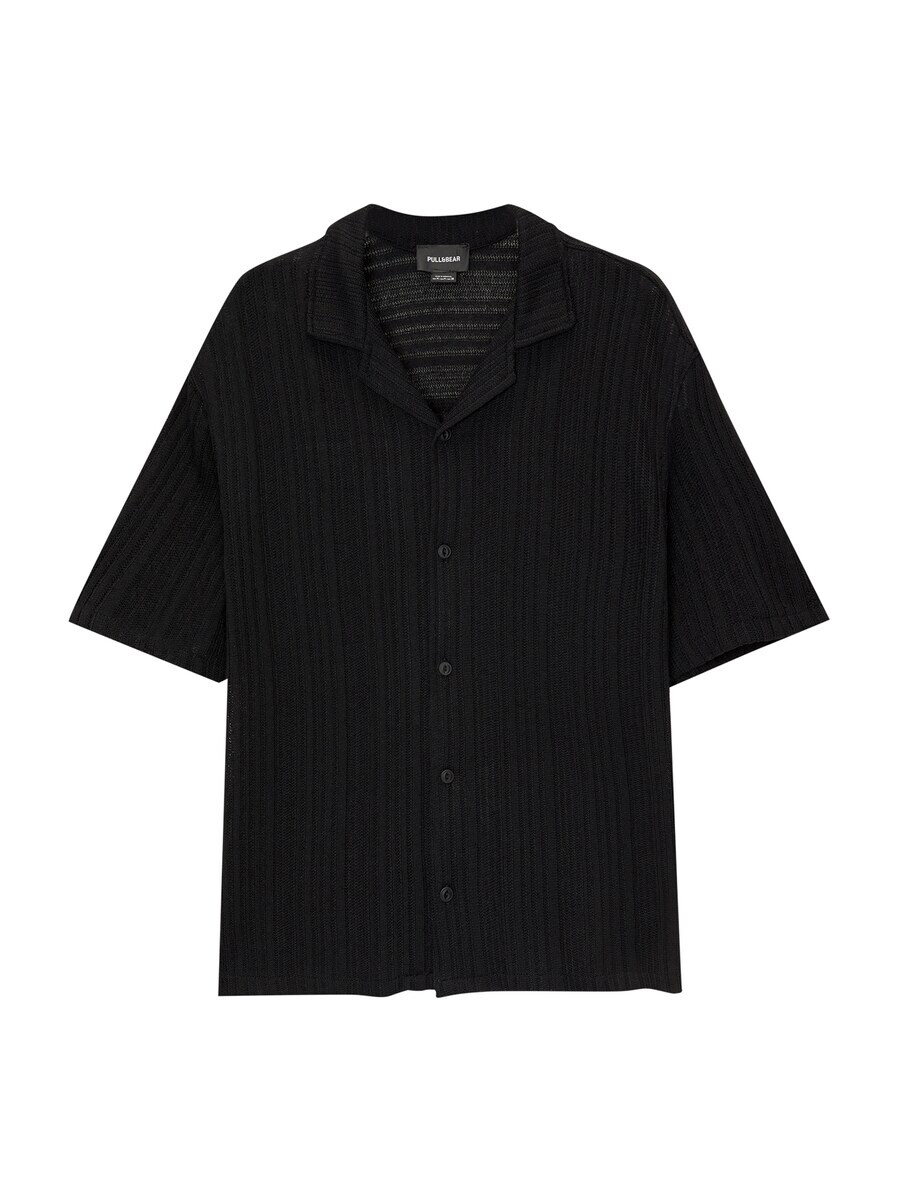 Повседневная рубашка Pull&Bear Comfort fit Button Up Shirt, черный
Повседневная рубашка Pull&Bear Comfort fit Button Up Shirt, черный