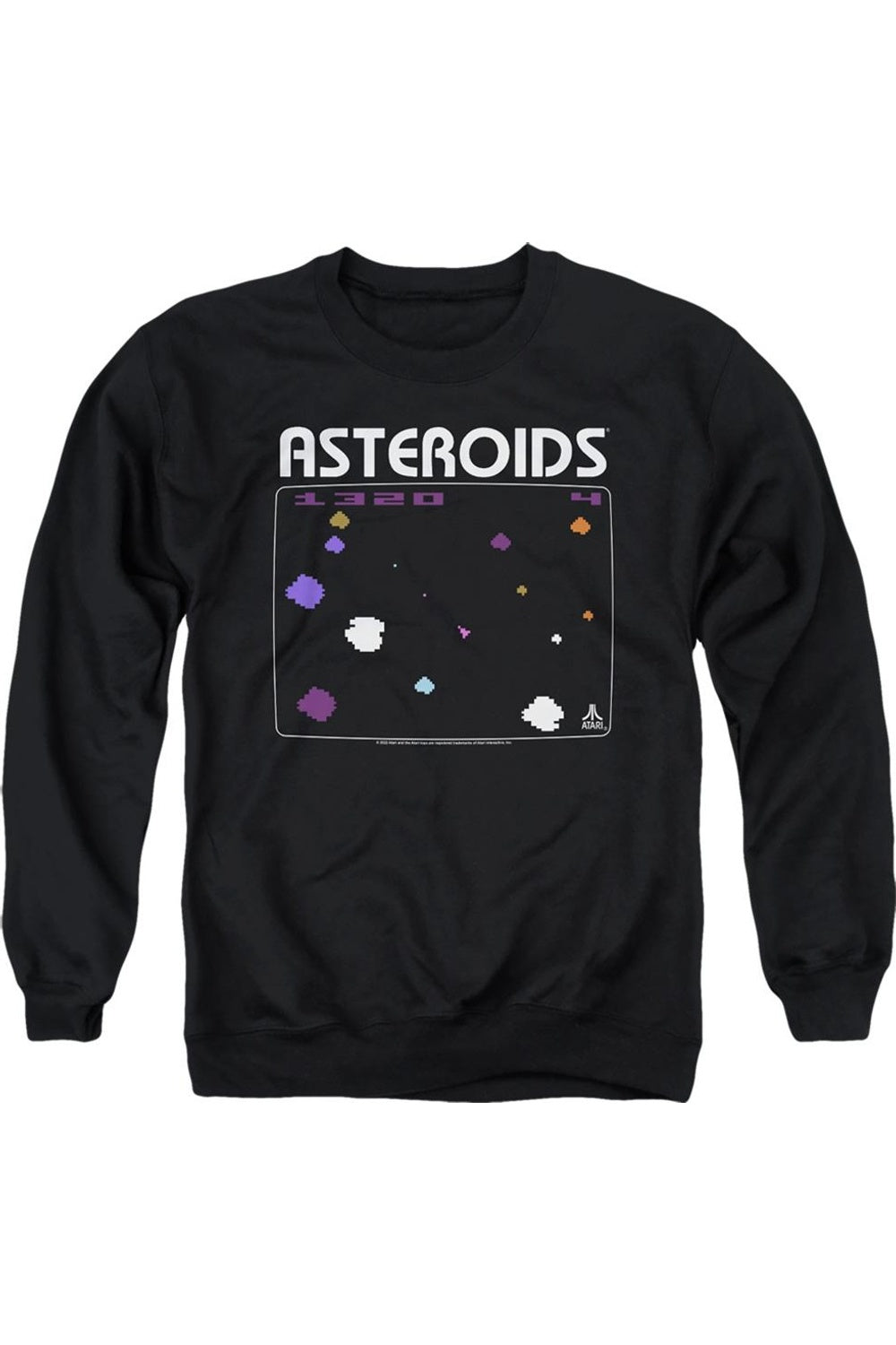 Atari Asteroids короткий рукав экран взрослый круглый вырез толстовка Gildan, черный 
Atari Asteroids короткий рукав экран взрослый круглый вырез толстовка Gildan, черный