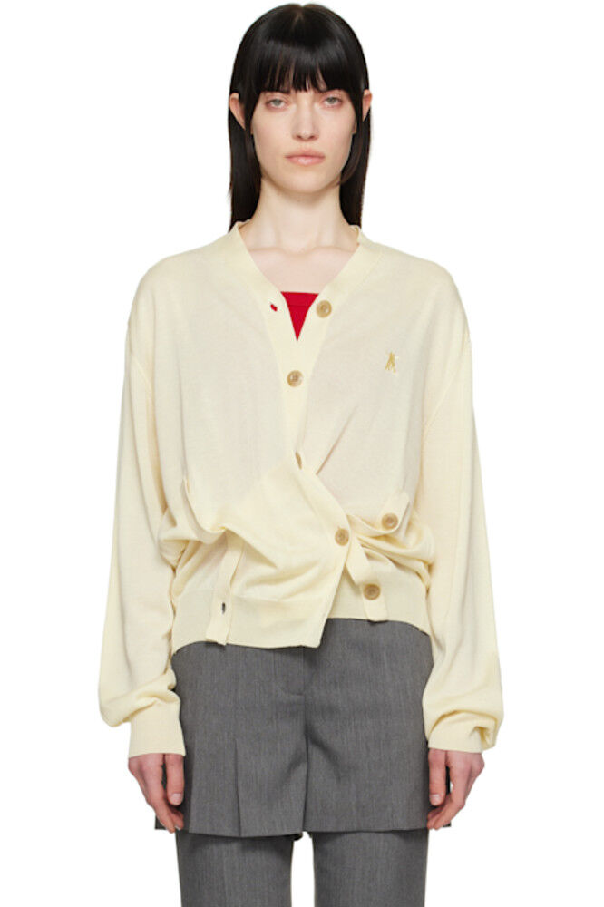 Желтый кардиган с перекрученной планкой OPEN YY
Желтый кардиган с перекрученной планкой OPEN YY