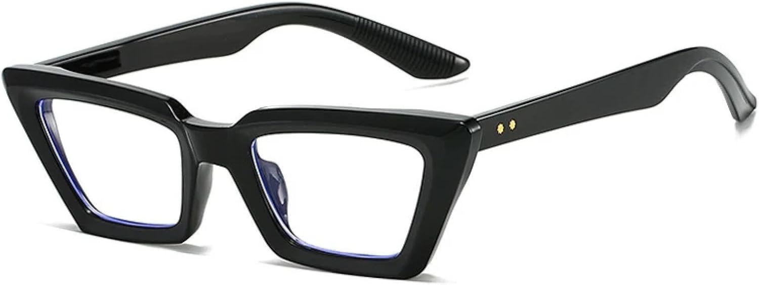 Ретро маленькие солнцезащитные очки «кошачий глаз» для женщин, модные очки с заклепками, защита от УФ-излучения UV400 для мужчин, фиолетово-оранжевые солнцезащитные очки WNCKSQ, Black Clear
Ретро маленькие солнцезащитные очки «кошачий глаз» для женщин, модные очки с заклепками, защита от УФ-излучения UV400 для мужчин, фиолетово-оранжевые солнцезащитные очки WNCKSQ, Black Clear