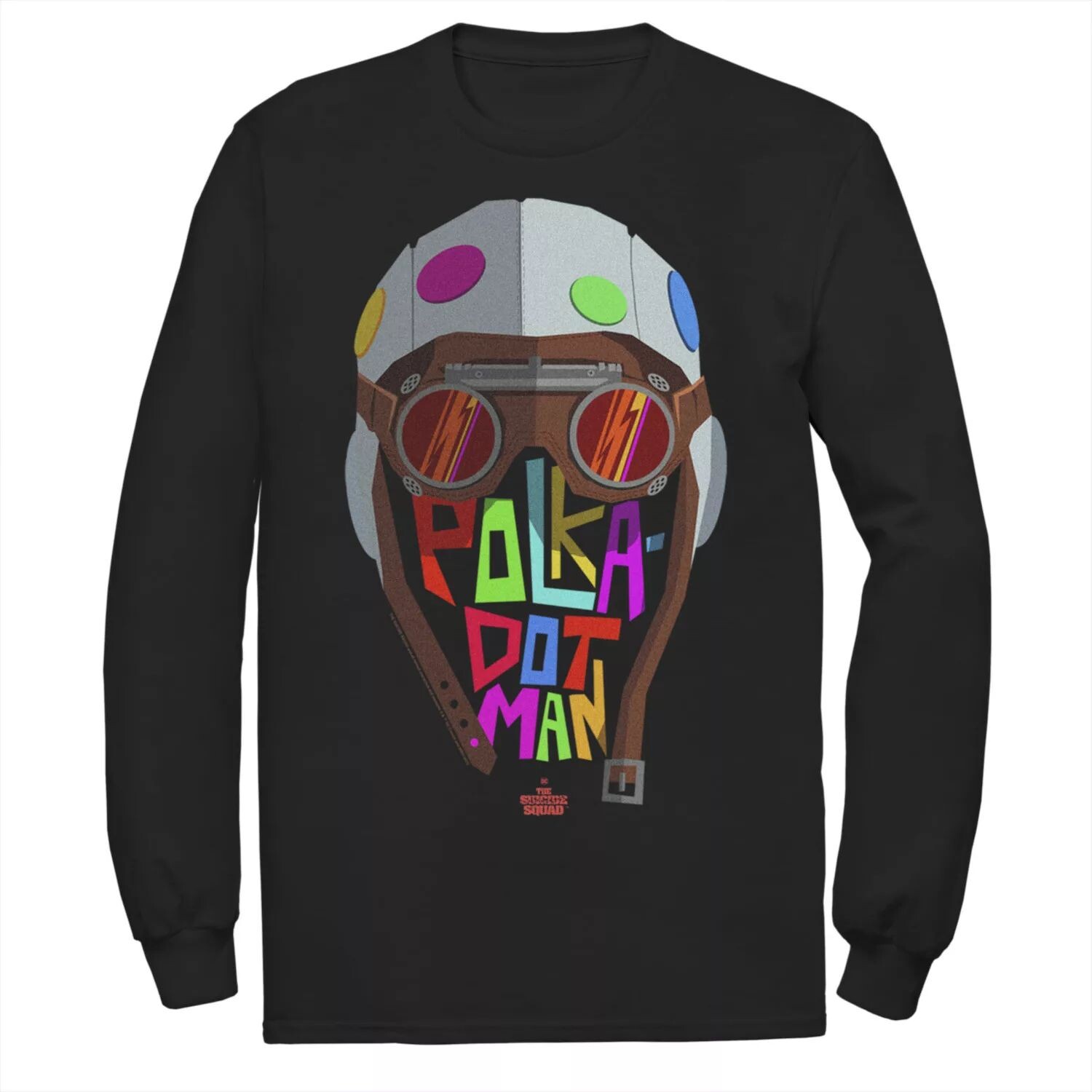 Мужская футболка с логотипом The Suicide Squad в большой горошек Licensed Character 
Мужская футболка с логотипом The Suicide Squad в большой горошек Licensed Character