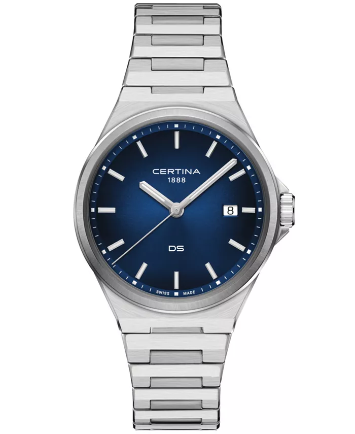 Мужские часы Swiss DS-7 на стальном браслете, 39 мм Certina
Мужские часы Swiss DS-7 на стальном браслете, 39 мм Certina