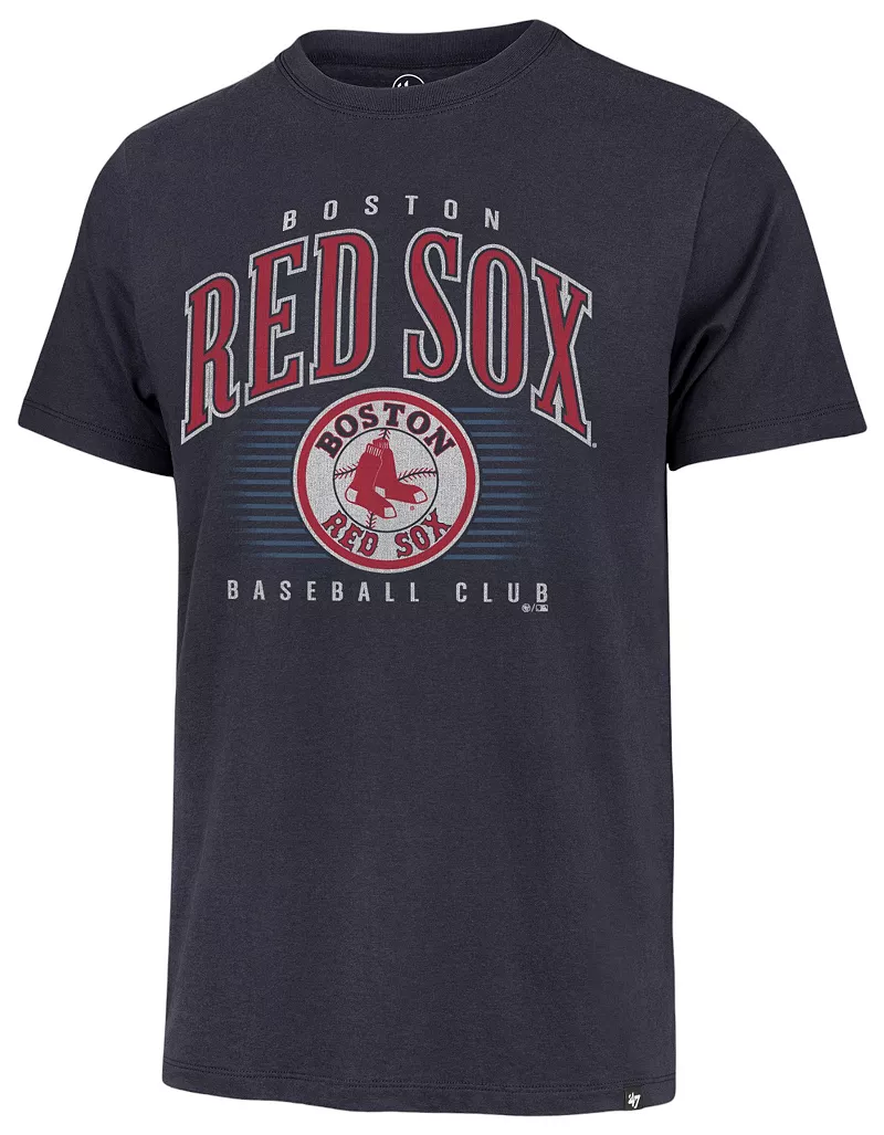 Синяя мужская футболка Boston Red Sox '47 с двойным заголовком Cooperstown Franklin
Синяя мужская футболка Boston Red Sox '47 с двойным заголовком Cooperstown Franklin