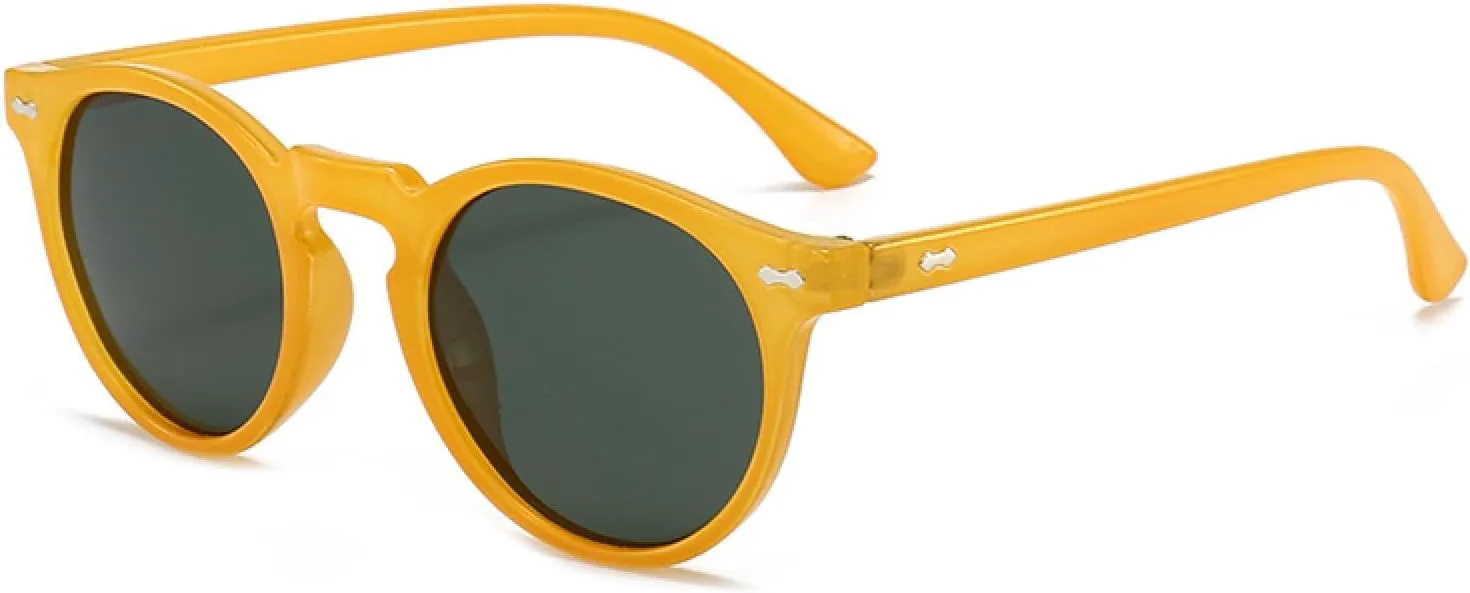 Маленькие круглые поляризованные солнцезащитные очки для женщин и мужчин в винтажном стиле, прозрачная оправа, защита от УФ-излучения UV400 TOIPASTN, Yellow-green
Маленькие круглые поляризованные солнцезащитные очки для женщин и мужчин в винтажном стиле, прозрачная оправа, защита от УФ-излучения UV400 TOIPASTN, Yellow-green