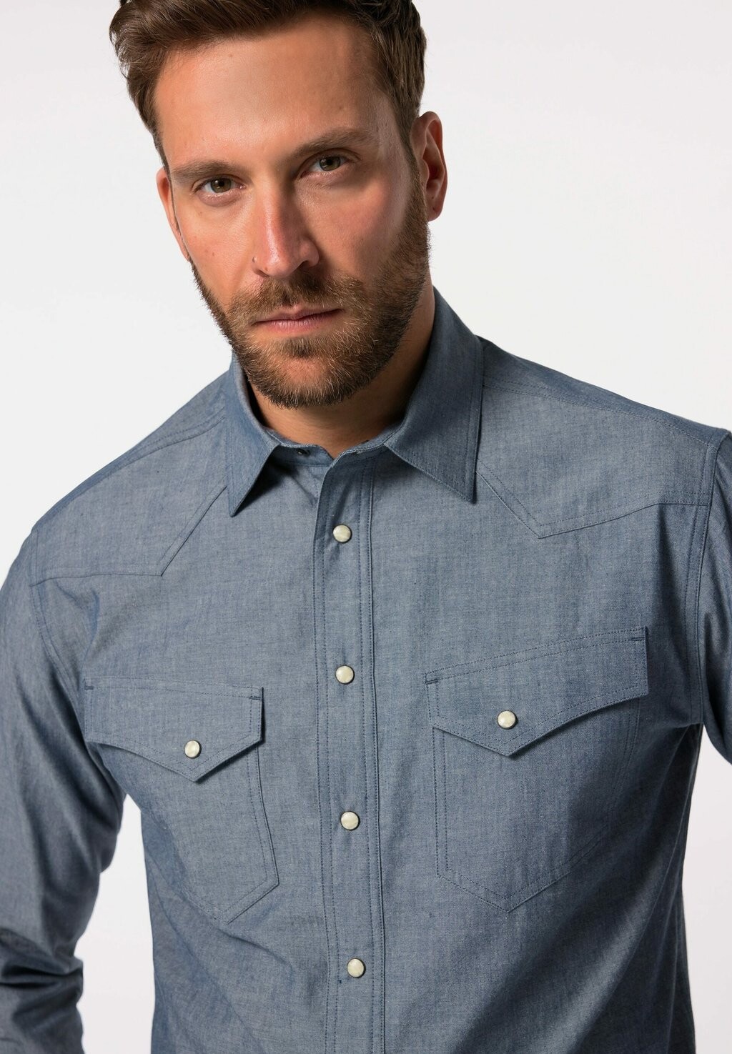 Рубашка LONG SLEEVE KENT COLLAR MODERN FIT JP1880, синий деним
Рубашка LONG SLEEVE KENT COLLAR MODERN FIT JP1880, синий деним