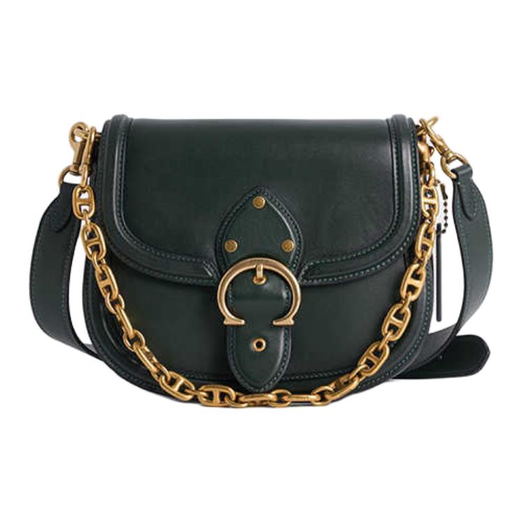 COACH Кожаная седельная сумка через плечо среднего размера для женщин Амазон Грин
COACH Кожаная седельная сумка через плечо среднего размера для женщин Амазон Грин