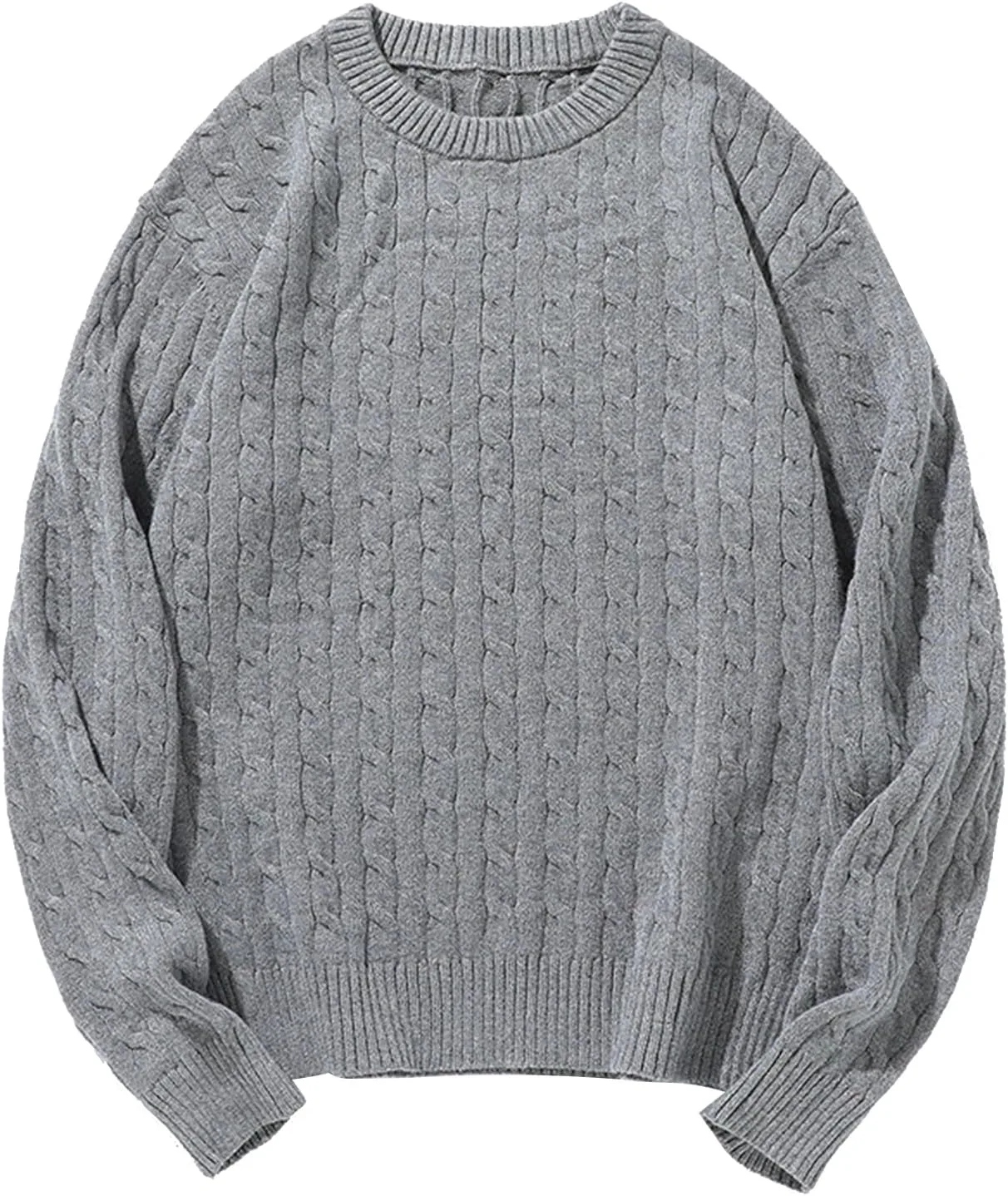 Мужской оверсайз свитер с косой вязкой Laixton
Мужской оверсайз свитер с косой вязкой Laixton