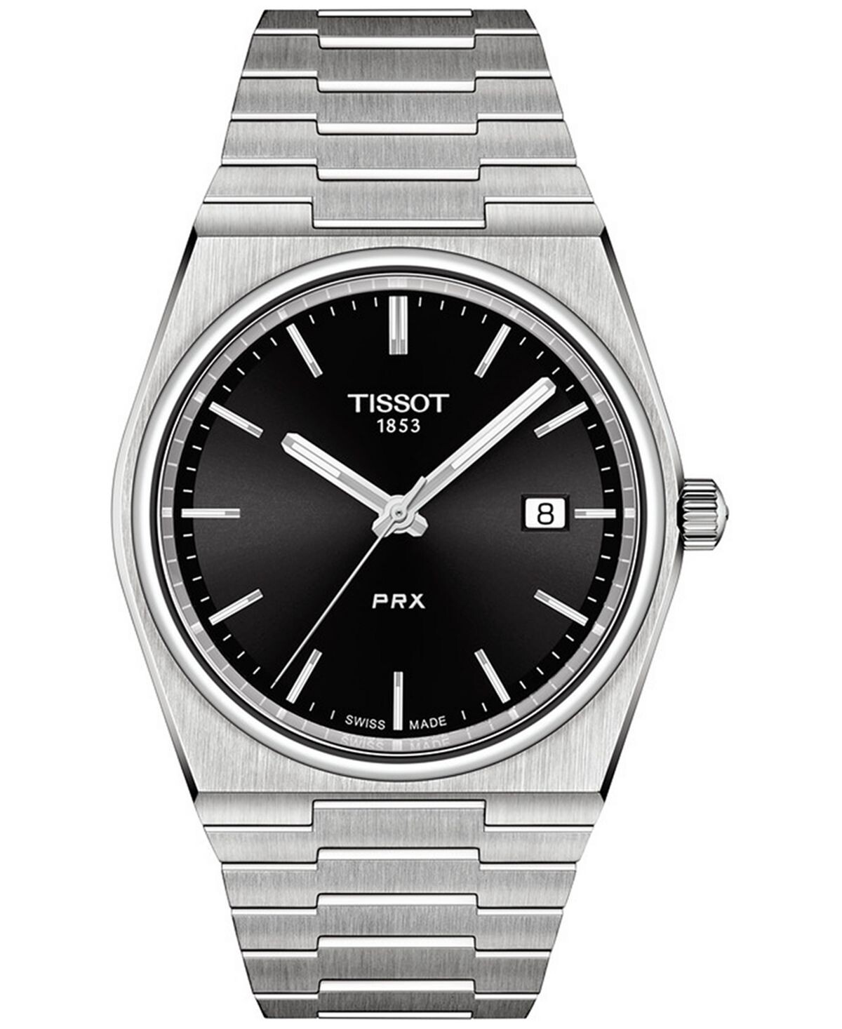 Мужские швейцарские часы PRX с браслетом из нержавеющей стали, 40 мм Tissot
Мужские швейцарские часы PRX с браслетом из нержавеющей стали, 40 мм Tissot