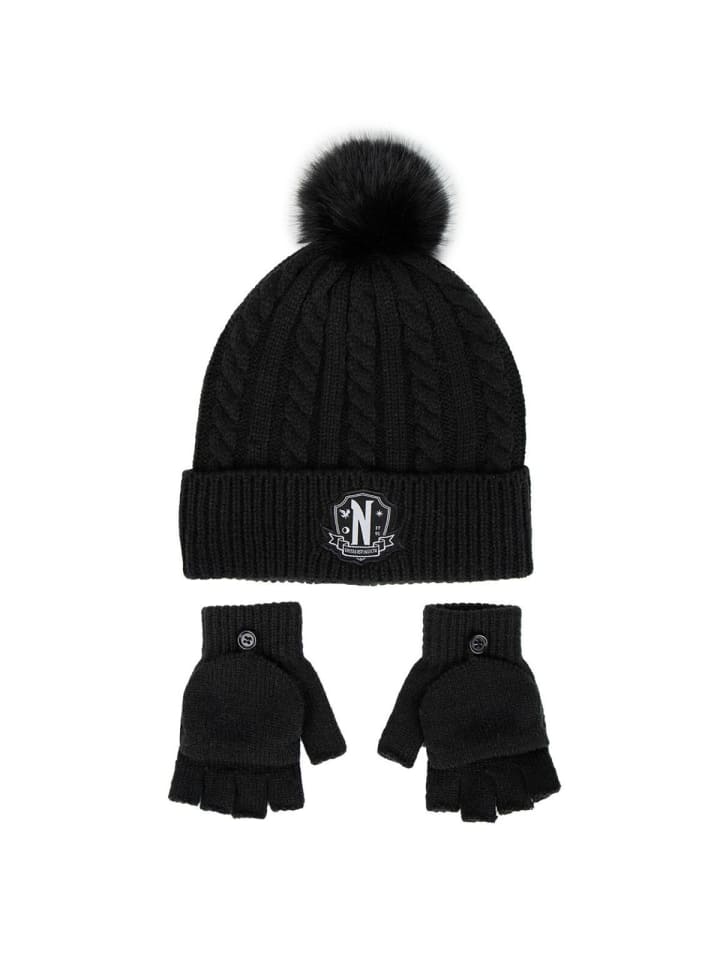 COFI 1453 Комплект из двух предметов для детей на среду: шапка и перчатки без пальцев, зимний детский комплект, черный
COFI 1453 Комплект из двух предметов для детей на среду: шапка и перчатки без пальцев, зимний детский комплект, черный