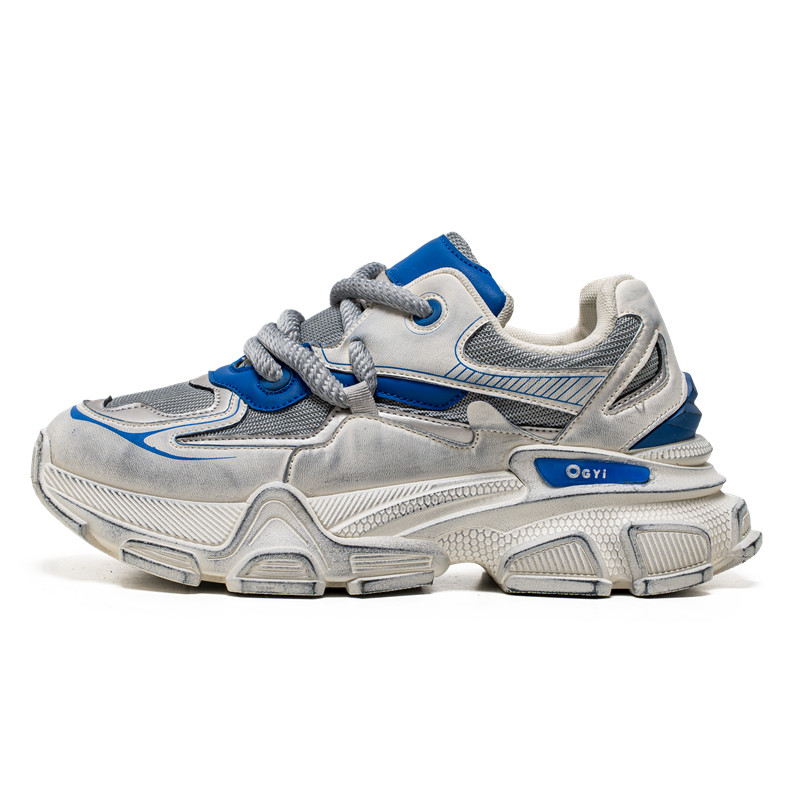 Нескользящие и износостойкие низкие кроссовки на массивной подошве для увеличения роста, мужские Grumpy ram, B1252 Black 
Нескользящие и износостойкие низкие кроссовки на массивной подошве для увеличения роста, мужские Grumpy ram, B1252 Black