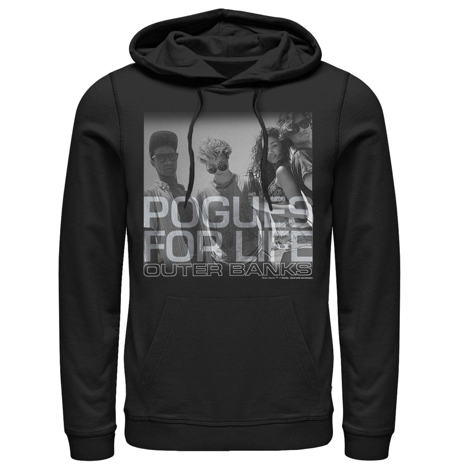 Мужская толстовка с капюшоном Outer Banks Pogues For Life Licensed Character
Мужская толстовка с капюшоном Outer Banks Pogues For Life Licensed Character