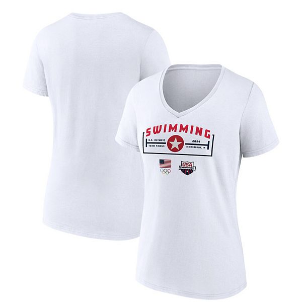 Женская белая футболка v-neck usa swimming 2024 us olympic team trials laps Unbranded
Женская белая футболка v-neck usa swimming 2024 us olympic team trials laps Unbranded