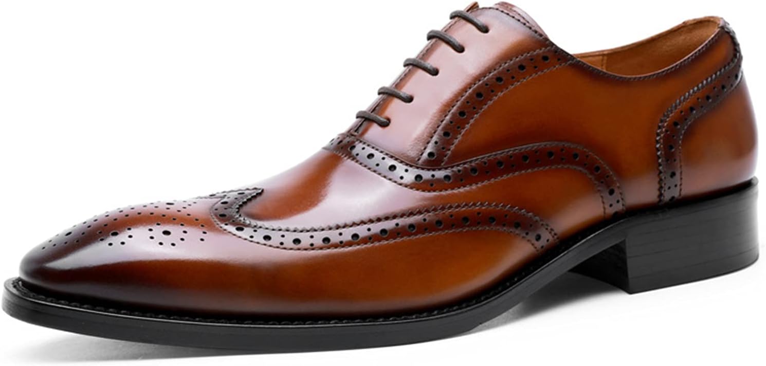 Мужские умные свадебные туфли WKNBEU на шнуровке, броги, формальная модель Oxfords, кожаные дерби, деловые офисные оксфорды, черные - US8/UK7/EU40
Мужские умные свадебные туфли WKNBEU на шнуровке, броги, формальная модель Oxfords, кожаные дерби, деловые офисные оксфорды, черные - US8/UK7/EU40