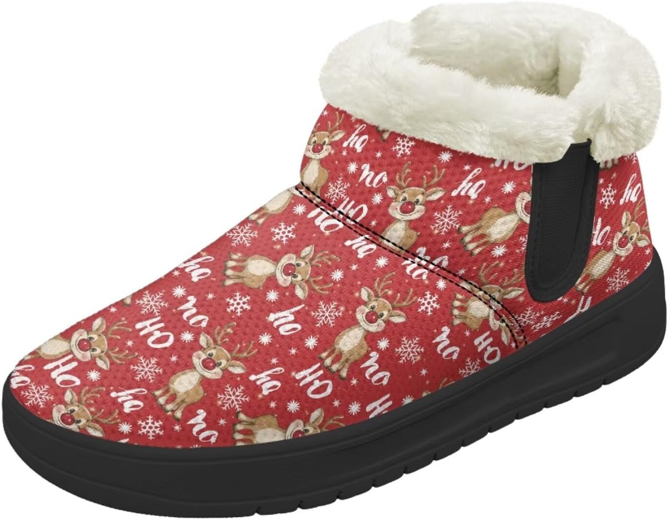 Рождественские снежные ботинки Forchrinse для женщин и мужчин, зимние теплые ботильоны, удобные, с легким надеванием, походные ботинки, рождественская обувь, Christmas Reindeer
Рождественские снежные ботинки Forchrinse для женщин и мужчин, зимние теплые ботильоны, удобные, с легким надеванием, походные ботинки, рождественская обувь, Christmas Reindeer