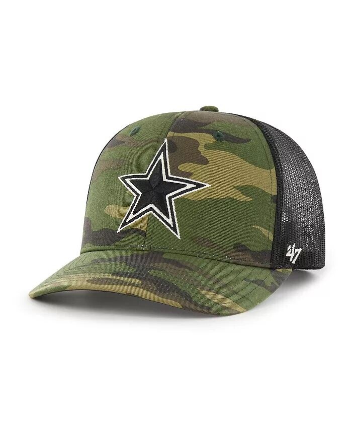 Мужская регулируемая кепка Trucker Camo Dallas Cowboys '47 Brand
Мужская регулируемая кепка Trucker Camo Dallas Cowboys '47 Brand