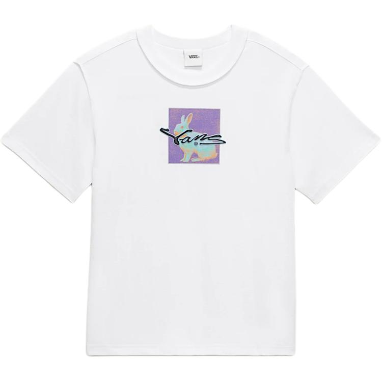 Хлопковая футболка Vans, белый
Хлопковая футболка Vans, белый