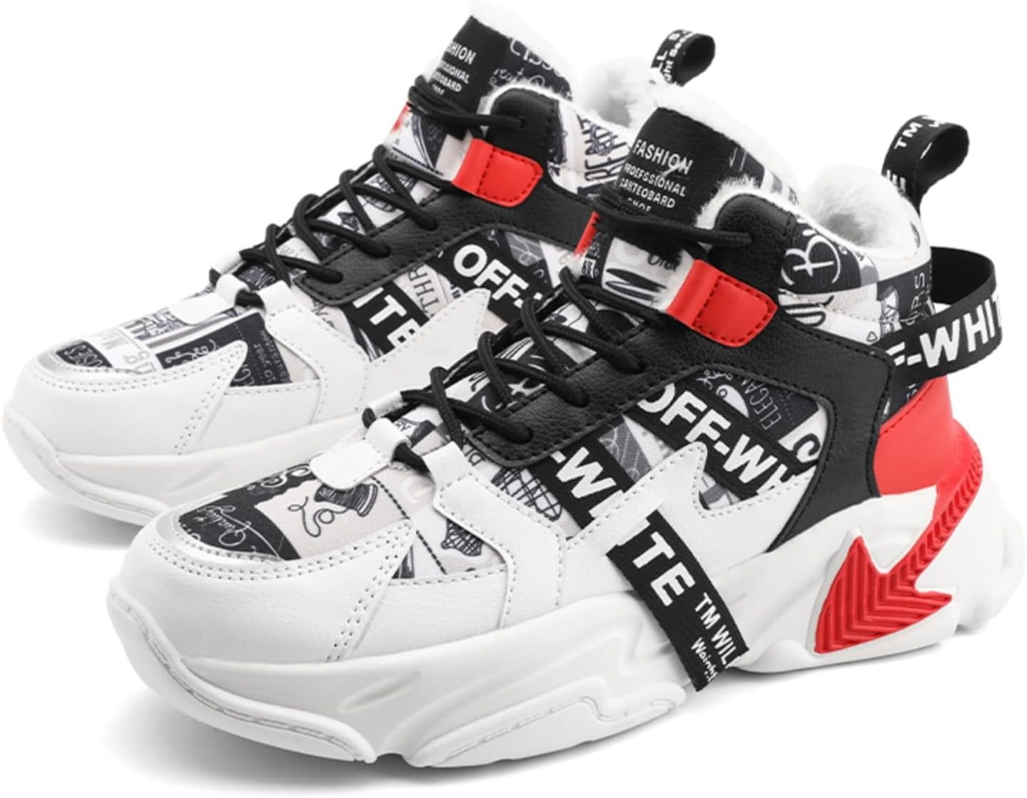 Мужские высокие кроссовки - с флисовой подкладкой для тепла, разноцветный дизайн с яркими акцентами, амортизированная подошва, удобная повседневная обувь для ежедневного ношения и уличного стиля Khwfjas
Мужские высокие кроссовки - с флисовой подкладкой для тепла, разноцветный дизайн с яркими акцентами, амортизированная подошва, удобная повседневная обувь для ежедневного ношения и уличного стиля Khwfjas