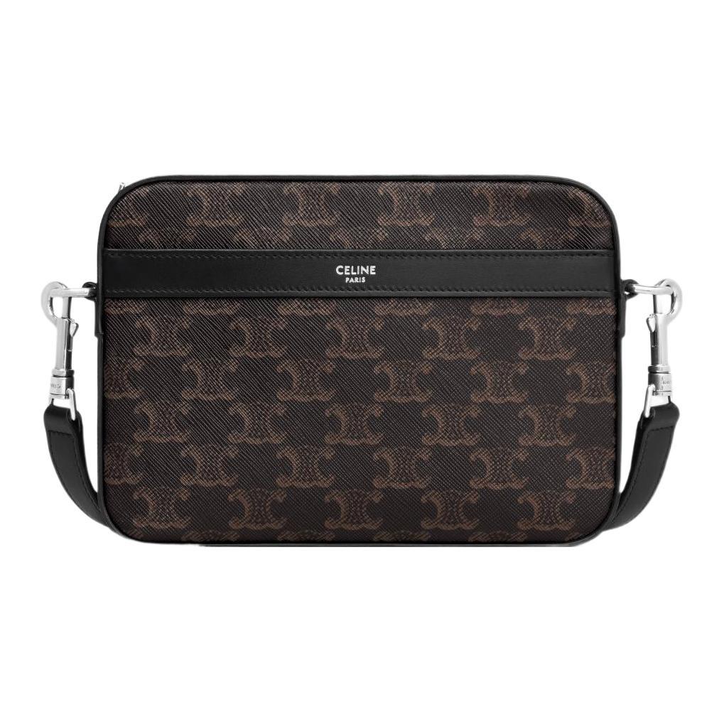 Кожаная сумка-мессенджер через плечо, кроссбоди черная CELINE для мужчин
Кожаная сумка-мессенджер через плечо, кроссбоди черная CELINE для мужчин