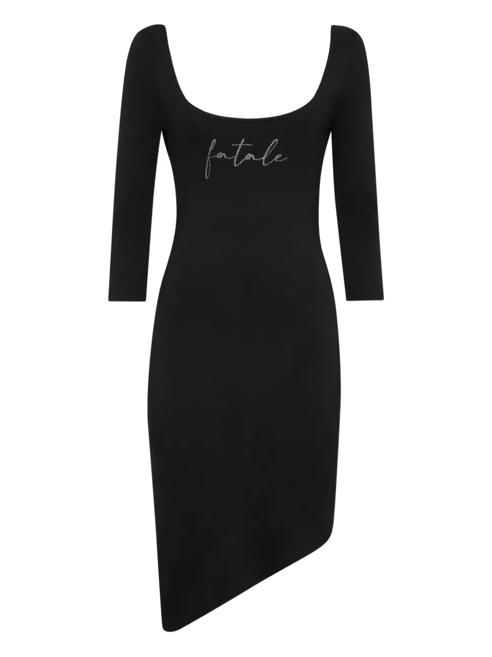 Платье асимметричного кроя с рукавами три четверти Philipp Plein, черный
Платье асимметричного кроя с рукавами три четверти Philipp Plein, черный