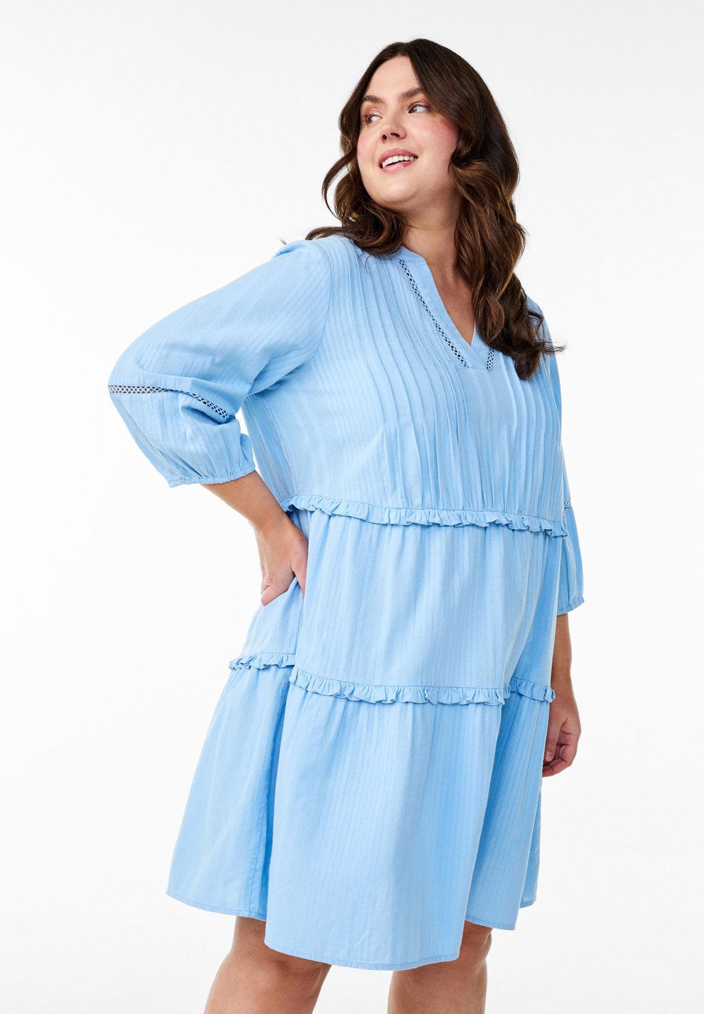 Повседневное платье Zizzi, светло-голубой
Повседневное платье Zizzi, светло-голубой