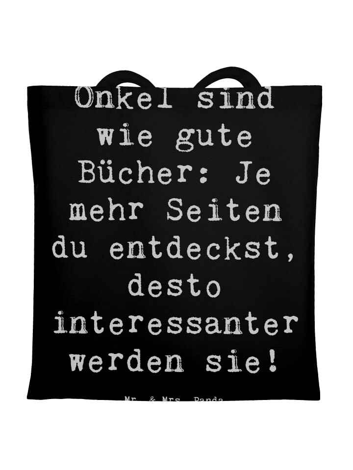 Сумка для переноски Mr & Mrs Panda Onkel Bücher, черный
Сумка для переноски Mr & Mrs Panda Onkel Bücher, черный