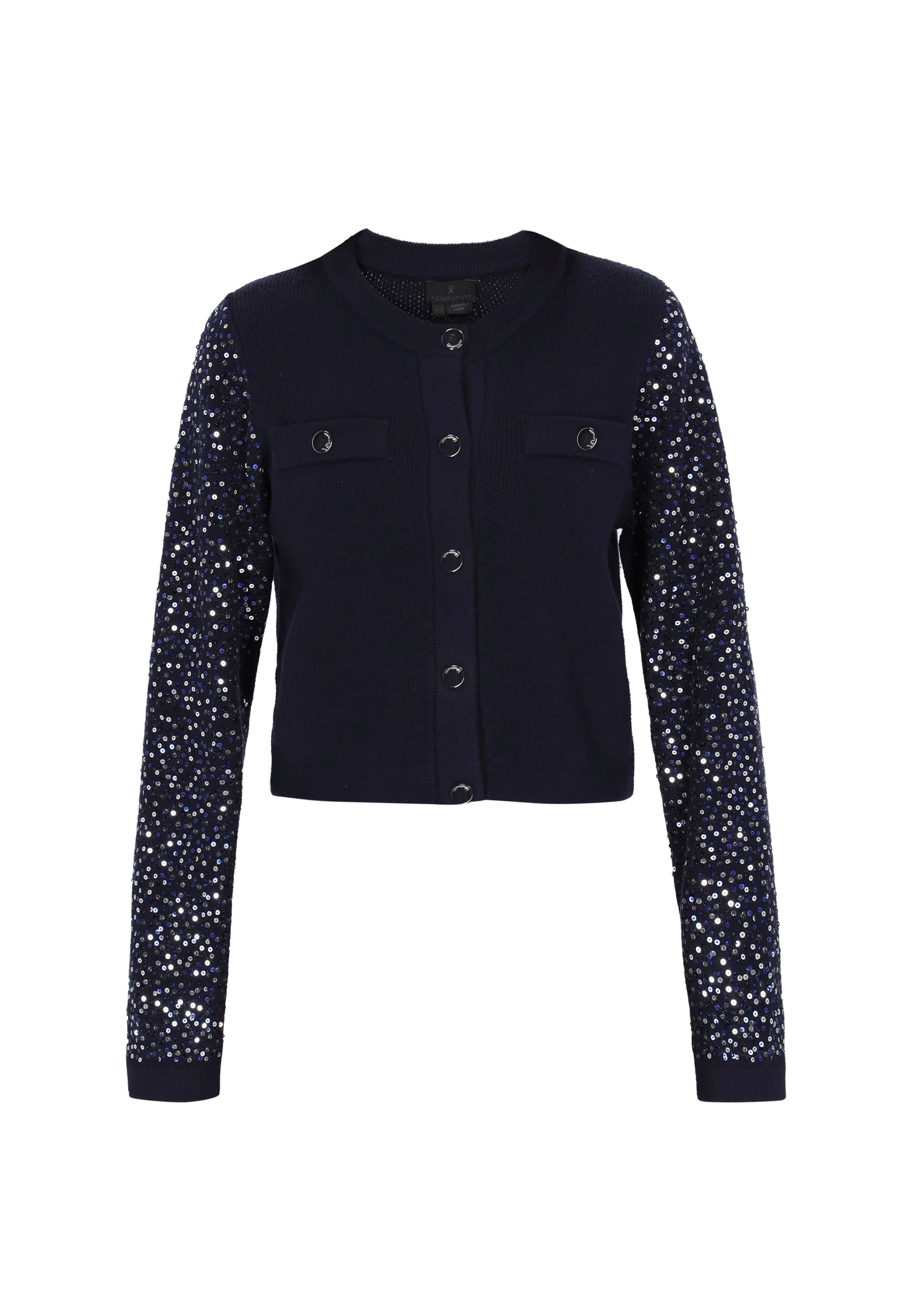 DreiMaster Klassik Вязаный кардиган в цвете navy
DreiMaster Klassik Вязаный кардиган в цвете navy