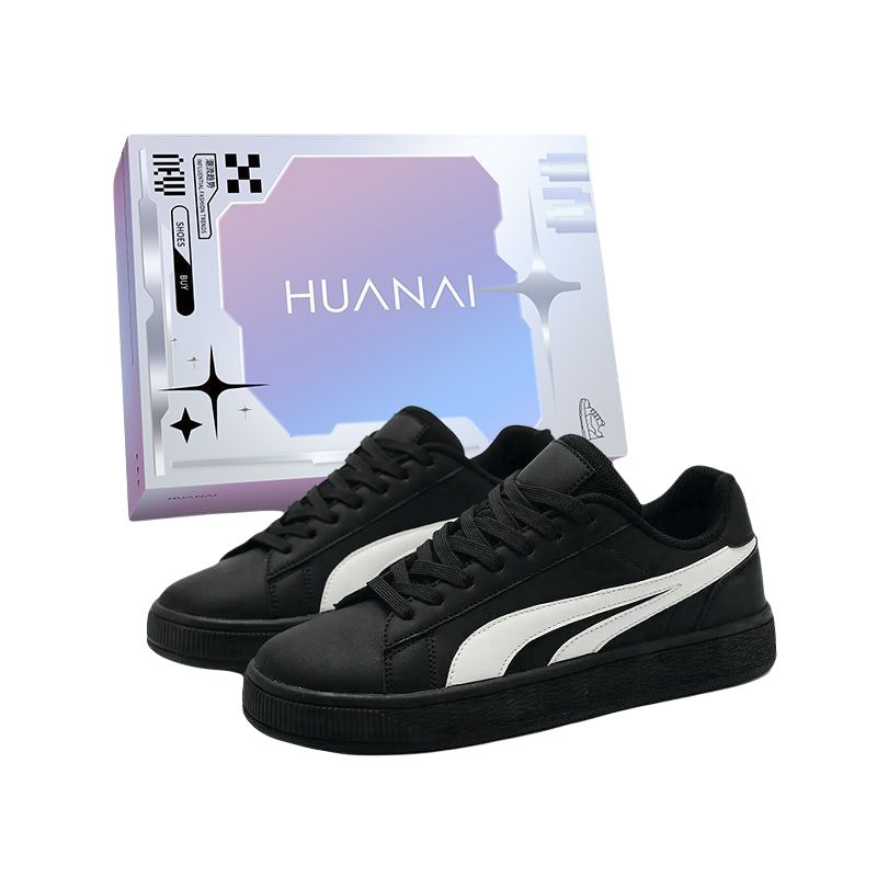 HUANAI Унисекс скейтборд кроссовки низкие сине-бело-черные черные, цвет Black
HUANAI Унисекс скейтборд кроссовки низкие сине-бело-черные черные, цвет Black