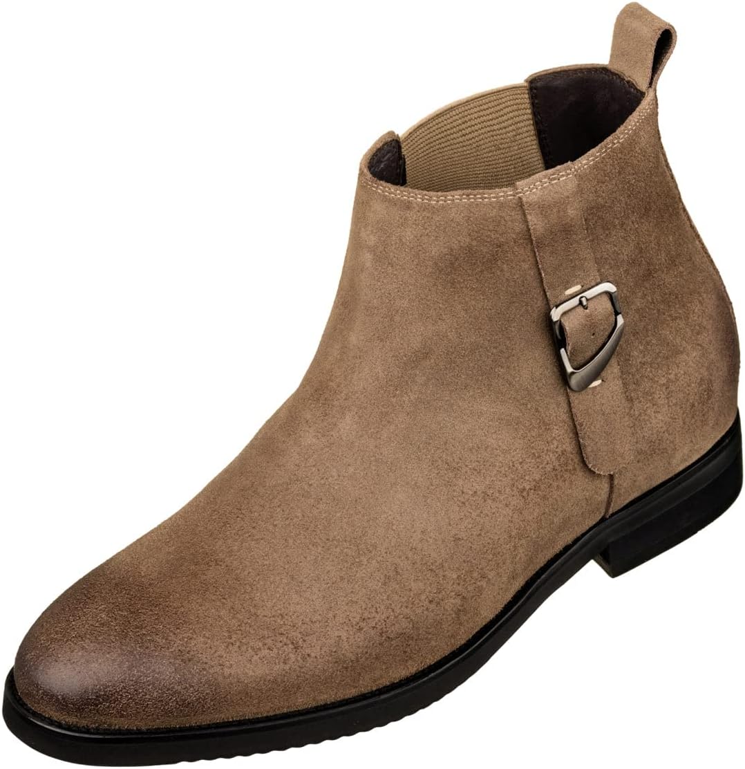 Мужские невидимые обувные башмаки TOTO для увеличения роста - армейский зеленый нубук, ботинки челси на липучке до щиколотки - на 8 см выше - K92082 - размер 9 D(M) US
Мужские невидимые обувные башмаки TOTO для увеличения роста - армейский зеленый нубук, ботинки челси на липучке до щиколотки - на 8 см выше - K92082 - размер 9 D(M) US