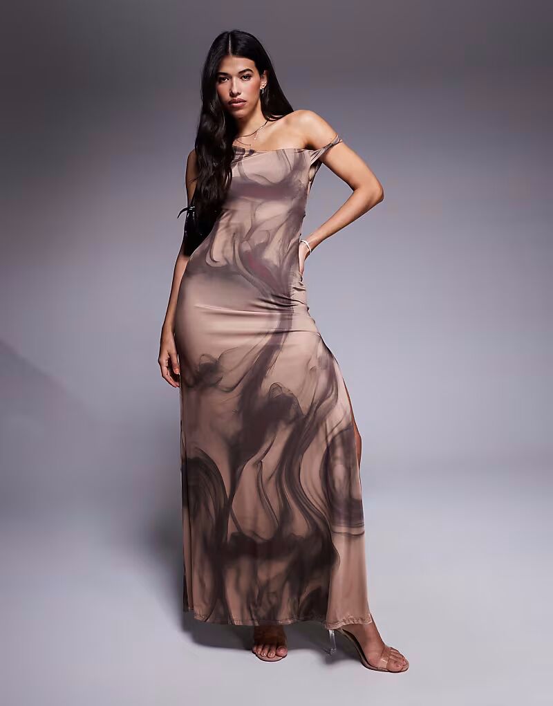 Платье макси ASOS DESIGN со шнуровкой на спине и коричневым узором в виде завитков
Платье макси ASOS DESIGN со шнуровкой на спине и коричневым узором в виде завитков