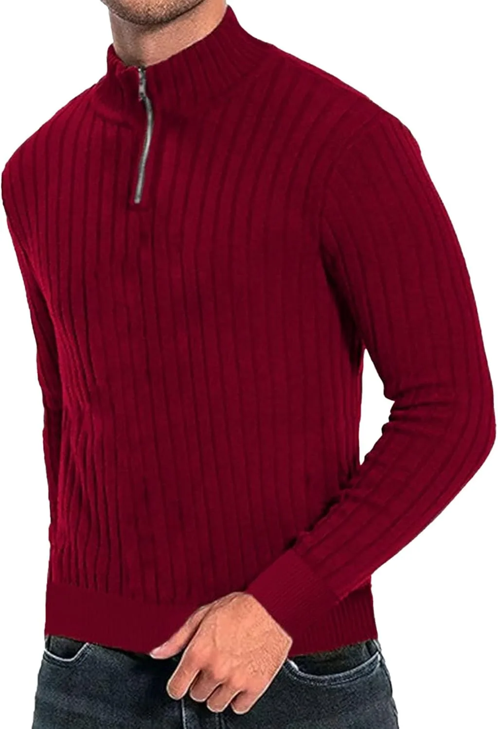 Мужской полуводолазный свитер с молнией Slim Fit и узором "Twist" DGHM-JLMY
Мужской полуводолазный свитер с молнией Slim Fit и узором "Twist" DGHM-JLMY