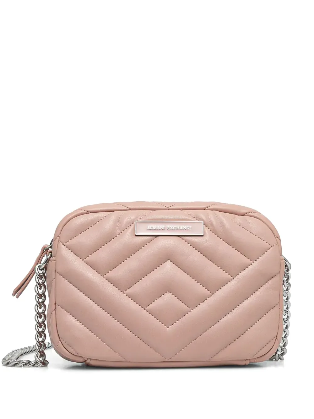 Стеганая сумка через плечо Armani Exchange, розовый
Стеганая сумка через плечо Armani Exchange, розовый