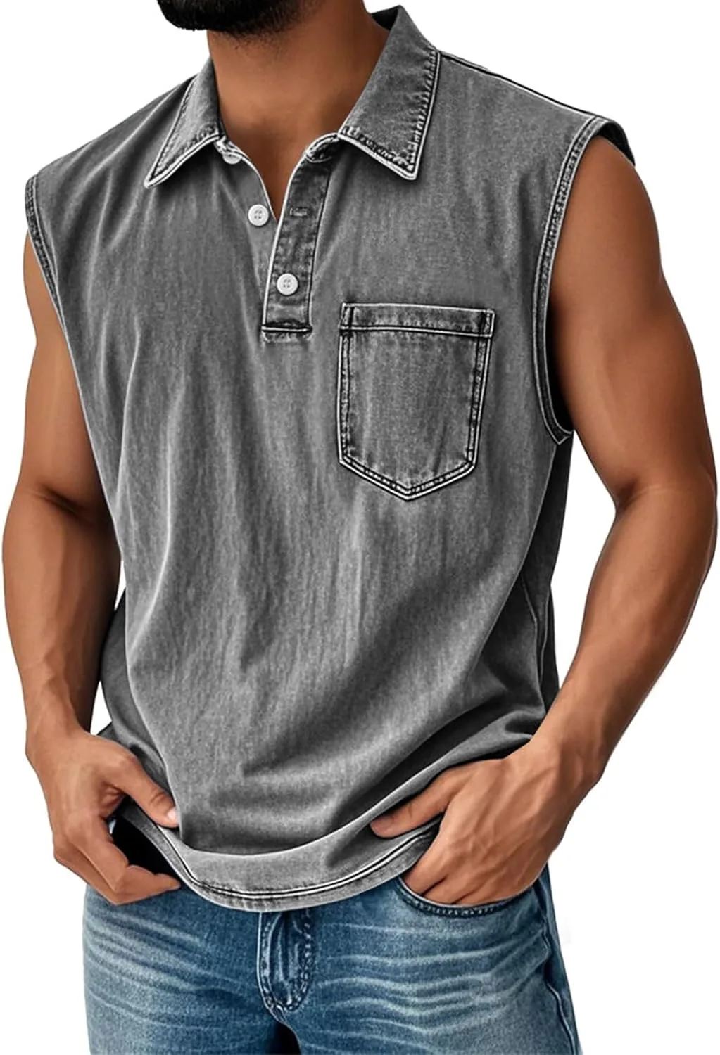 Футболка-поло для мужчин летняя безрукавка YSERB
Футболка-поло для мужчин летняя безрукавка YSERB