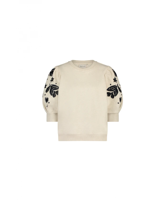 Бежевый свитер с цветочным принтом Fabienne Chapot, бежевый
Бежевый свитер с цветочным принтом Fabienne Chapot, бежевый