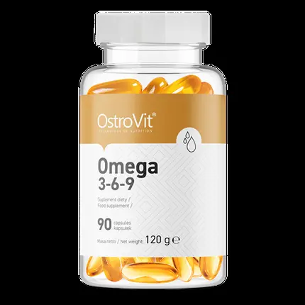 Капсулы OstroVit Omega 3-6-9 Softgel 90 капсул
Капсулы OstroVit Omega 3-6-9 Softgel 90 капсул