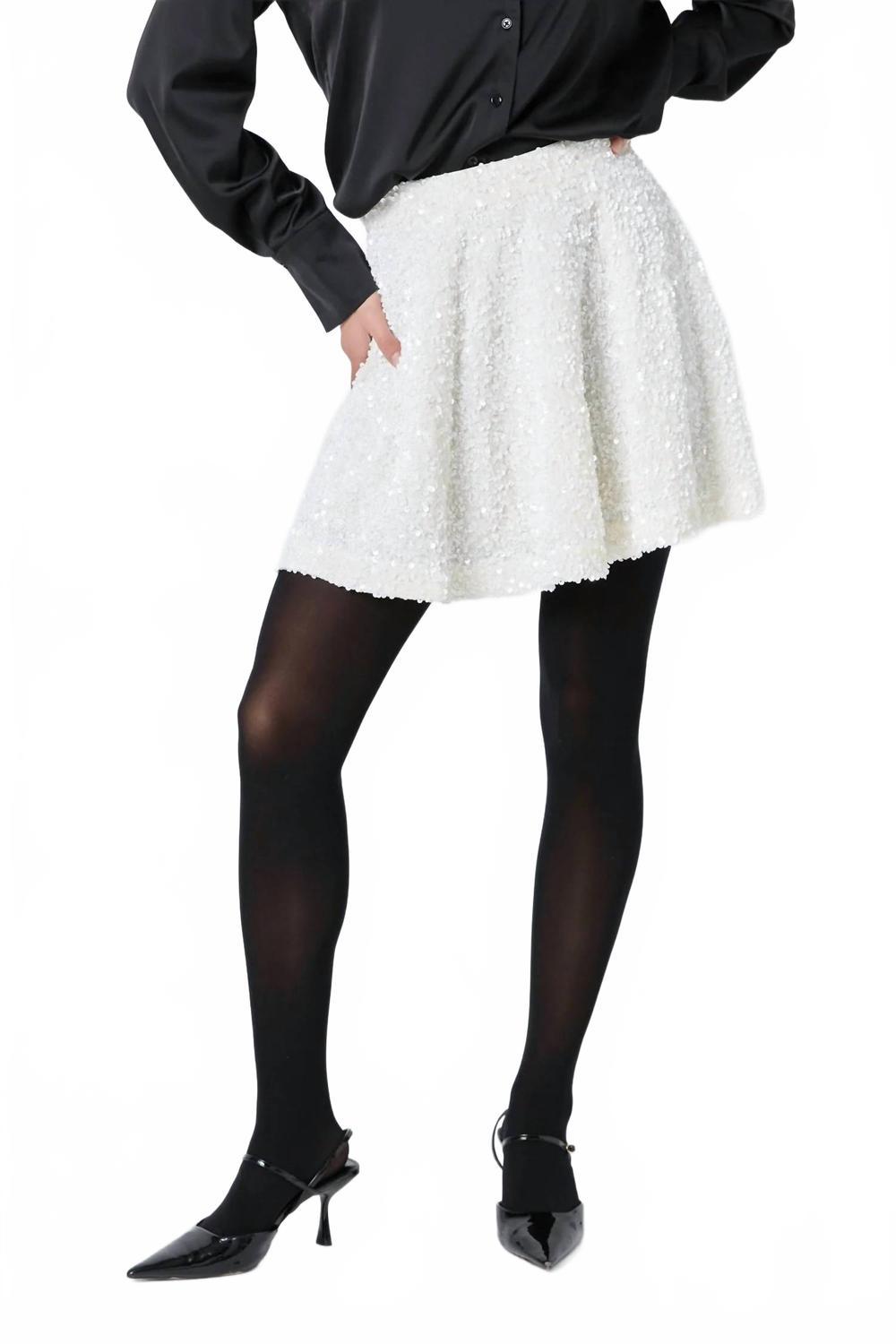 Айвори мини-юбка с пайетками Endless rose, слоновая кость
Айвори мини-юбка с пайетками Endless rose, слоновая кость