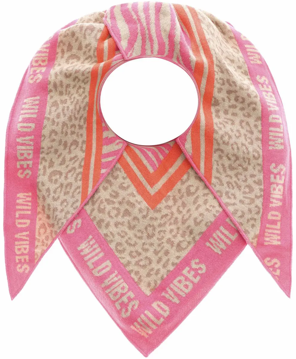 Треугольный шарф Zwillingsherz с надписью и неоновыми цветами, розовый
Треугольный шарф Zwillingsherz с надписью и неоновыми цветами, розовый