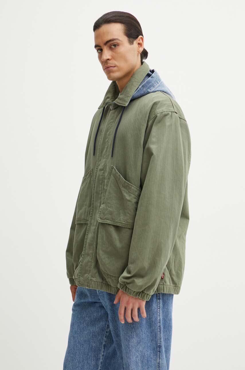 Хлопковая куртка Levi's, зеленый
Хлопковая куртка Levi's, зеленый