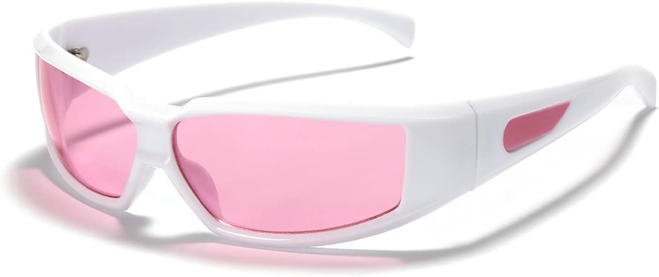 Laureles Модные солнцезащитные очки в стиле Y2K для женщин, винтажные панк-очки 2022 года, большие солнцезащитные очки для мужчин, стильные очки с защитой от УФ-излучения UV400, White-red
Laureles Модные солнцезащитные очки в стиле Y2K для женщин, винтажные панк-очки 2022 года, большие солнцезащитные очки для мужчин, стильные очки с защитой от УФ-излучения UV400, White-red