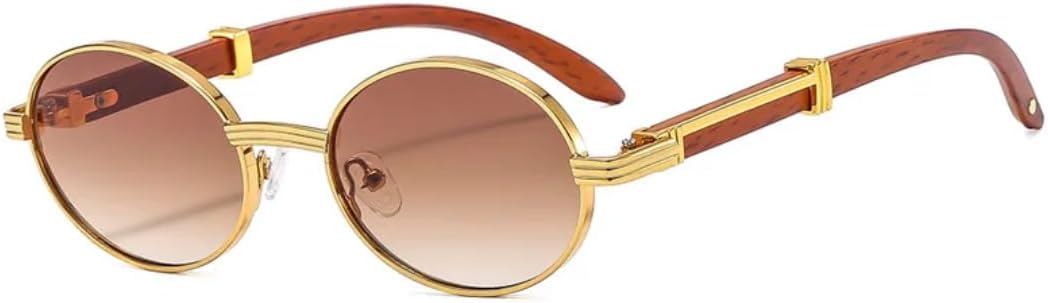 Солнцезащитные очки для мужчин и женщин - защита UV400 - маленькая оправа, овальные черные линзы, для занятий спортом на открытом воздухе и вождения DSVIGF, Gold-brown
Солнцезащитные очки для мужчин и женщин - защита UV400 - маленькая оправа, овальные черные линзы, для занятий спортом на открытом воздухе и вождения DSVIGF, Gold-brown