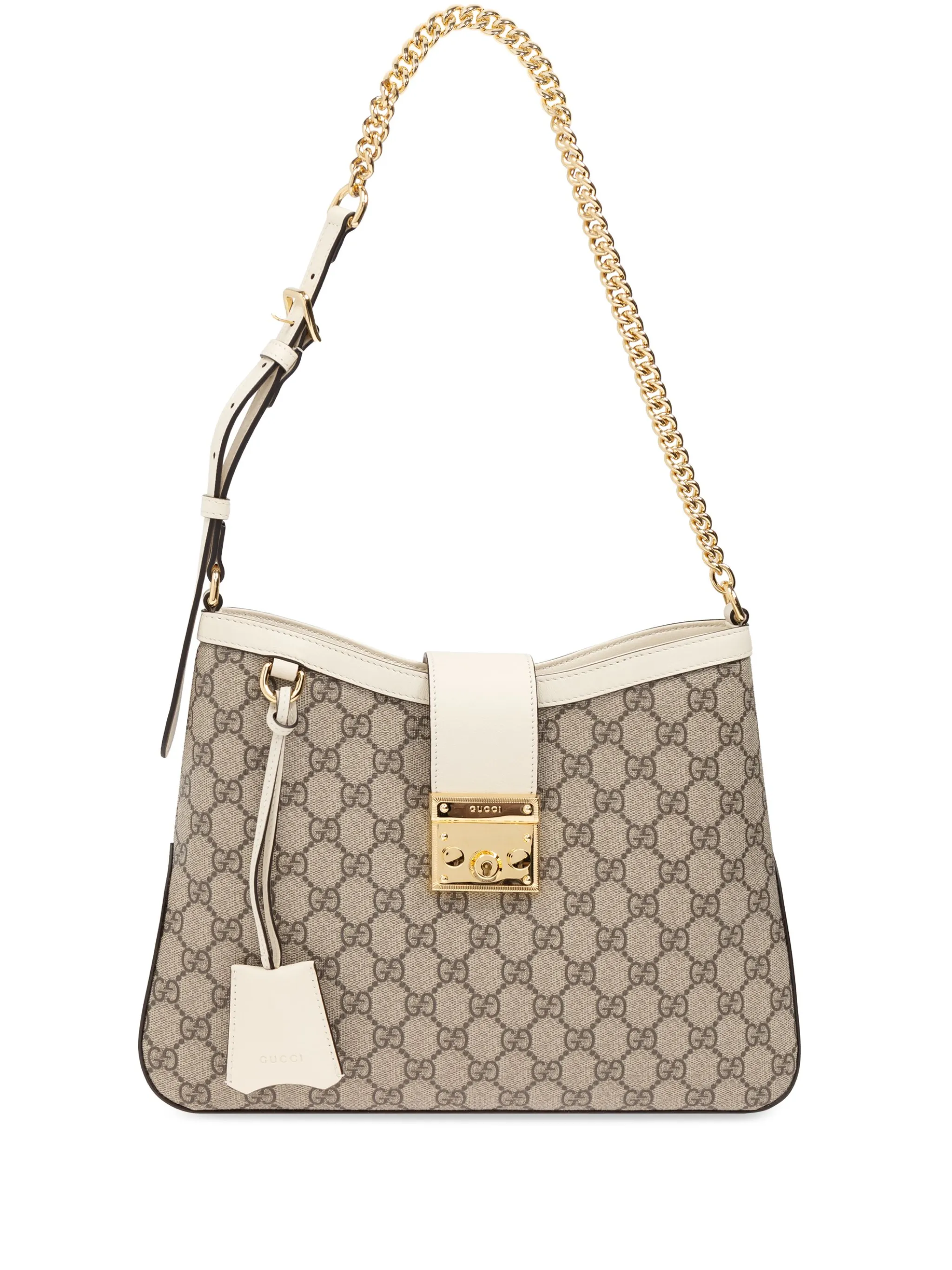 Сумка на плечо Padlock среднего размера Gucci, бежевый
Сумка на плечо Padlock среднего размера Gucci, бежевый
