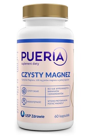 Магний в капсулах Pueria Czysty Magnez Kapsułki, 60 шт
Магний в капсулах Pueria Czysty Magnez Kapsułki, 60 шт