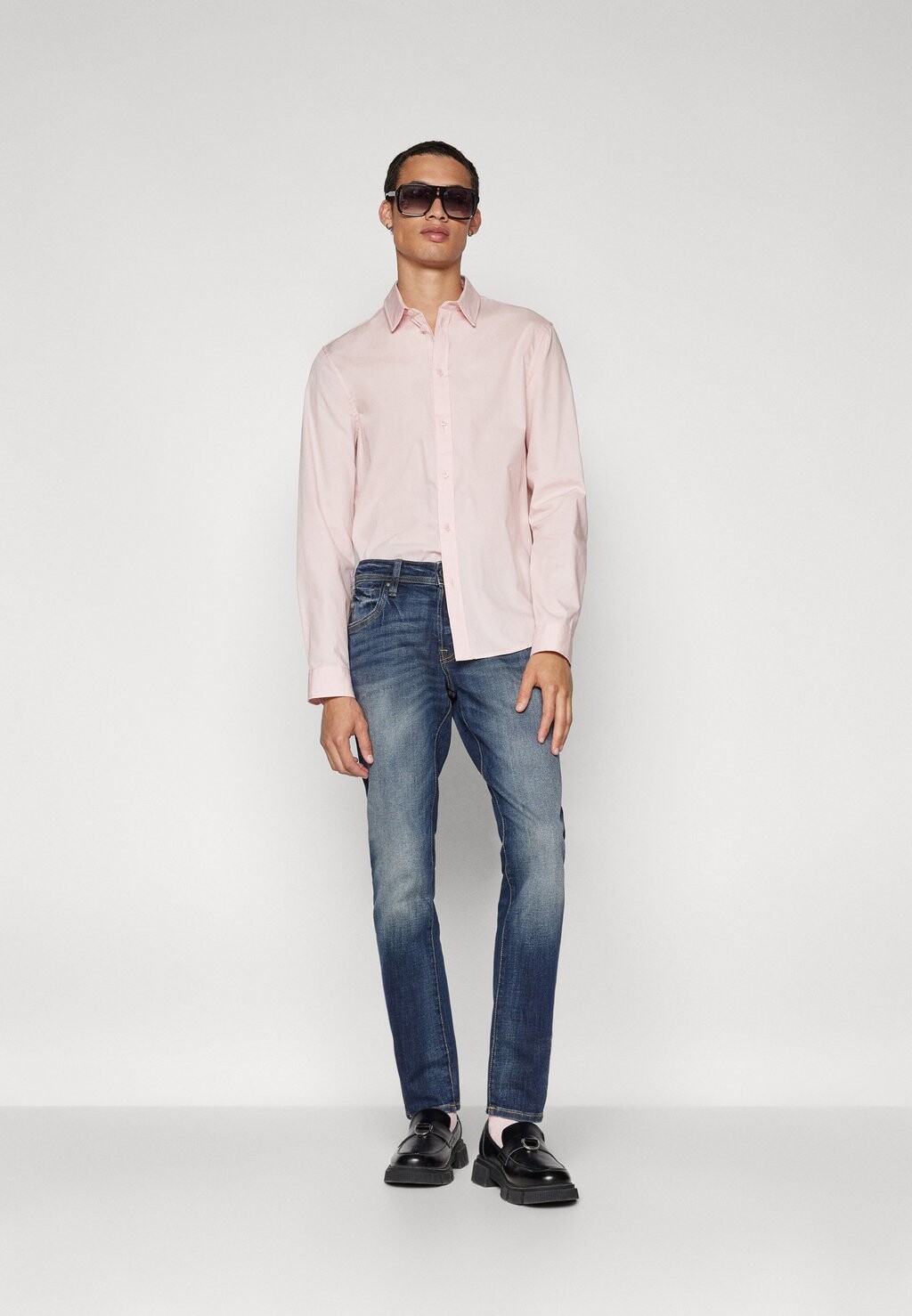 Джинсы прямого кроя JJIGLENN JJLUKE Jack & Jones, синие джинсы 
Джинсы прямого кроя JJIGLENN JJLUKE Jack & Jones, синие джинсы