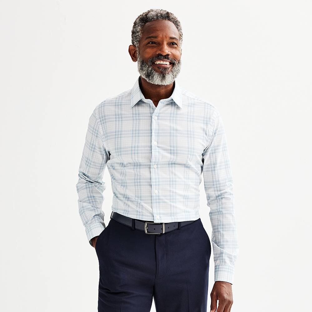 Мужская кв. Классическая рубашка очень узкого кроя 9 Premier Flex, устойчивая к морщинам Apt. 9, цвет Blue White Dobby Plaid
Мужская кв. Классическая рубашка очень узкого кроя 9 Premier Flex, устойчивая к морщинам Apt. 9, цвет Blue White Dobby Plaid