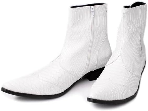 Мужские кожаные ботильоны с заостренным носком, панк-стиль, высокие ковбойские ботинки, челси Waolsu, белый
Мужские кожаные ботильоны с заостренным носком, панк-стиль, высокие ковбойские ботинки, челси Waolsu, белый