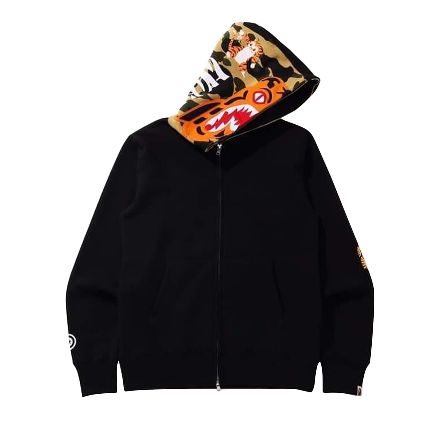Толстовка с капюшоном на молнии BAPE Tiger, цвет Черный
Толстовка с капюшоном на молнии BAPE Tiger, цвет Черный