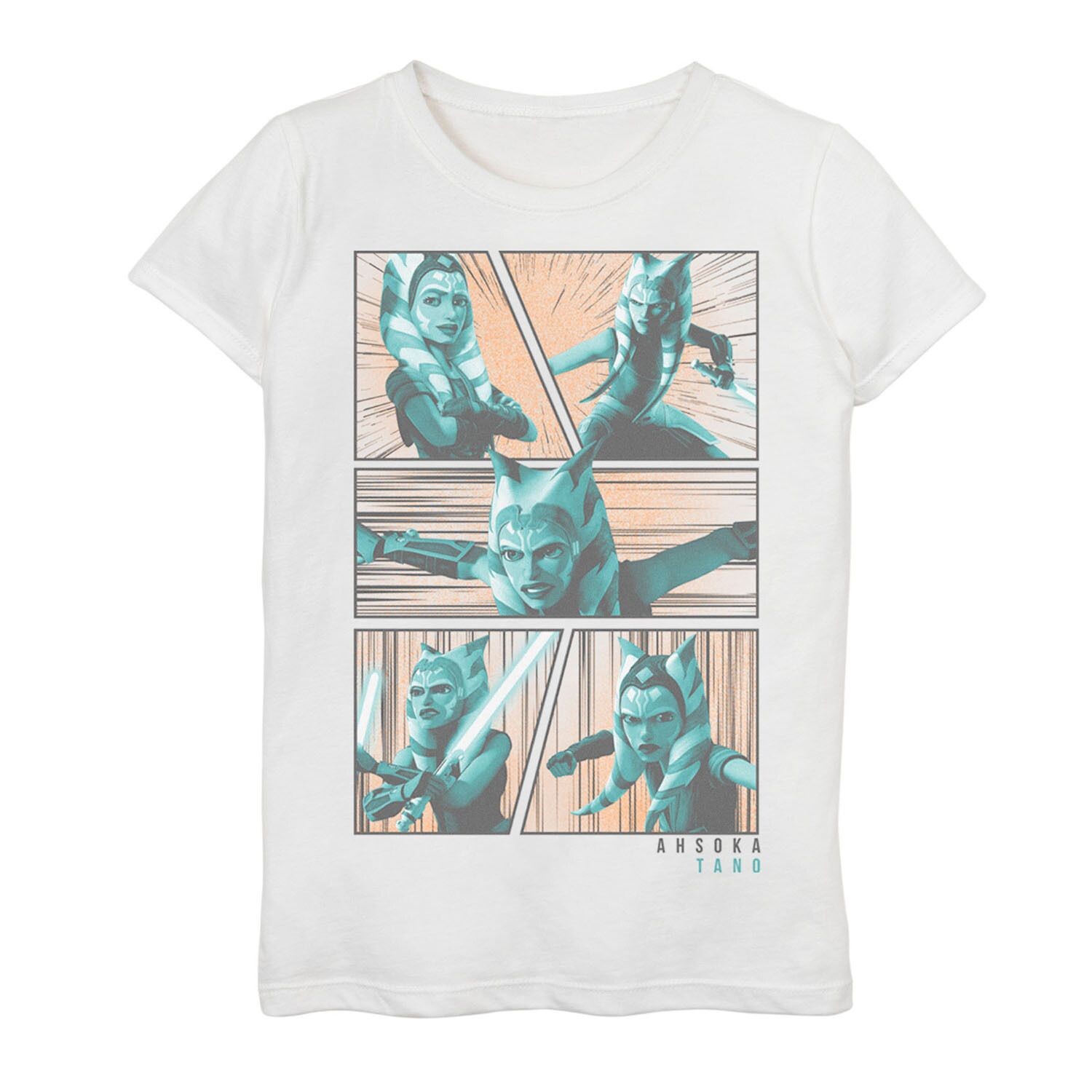 Футболка с комиксами «Асока Тано» для девочек 3–16 лет «Звездные войны: Войны клонов» Licensed Character
Футболка с комиксами «Асока Тано» для девочек 3–16 лет «Звездные войны: Войны клонов» Licensed Character