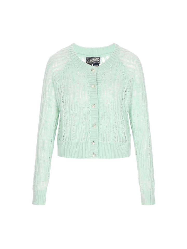 DreiMaster Женский кардиган мятно-голубого цвета
DreiMaster Женский кардиган мятно-голубого цвета