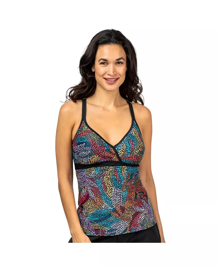 Женский топ-танкини Macrame Back Free Country, черный
Женский топ-танкини Macrame Back Free Country, черный